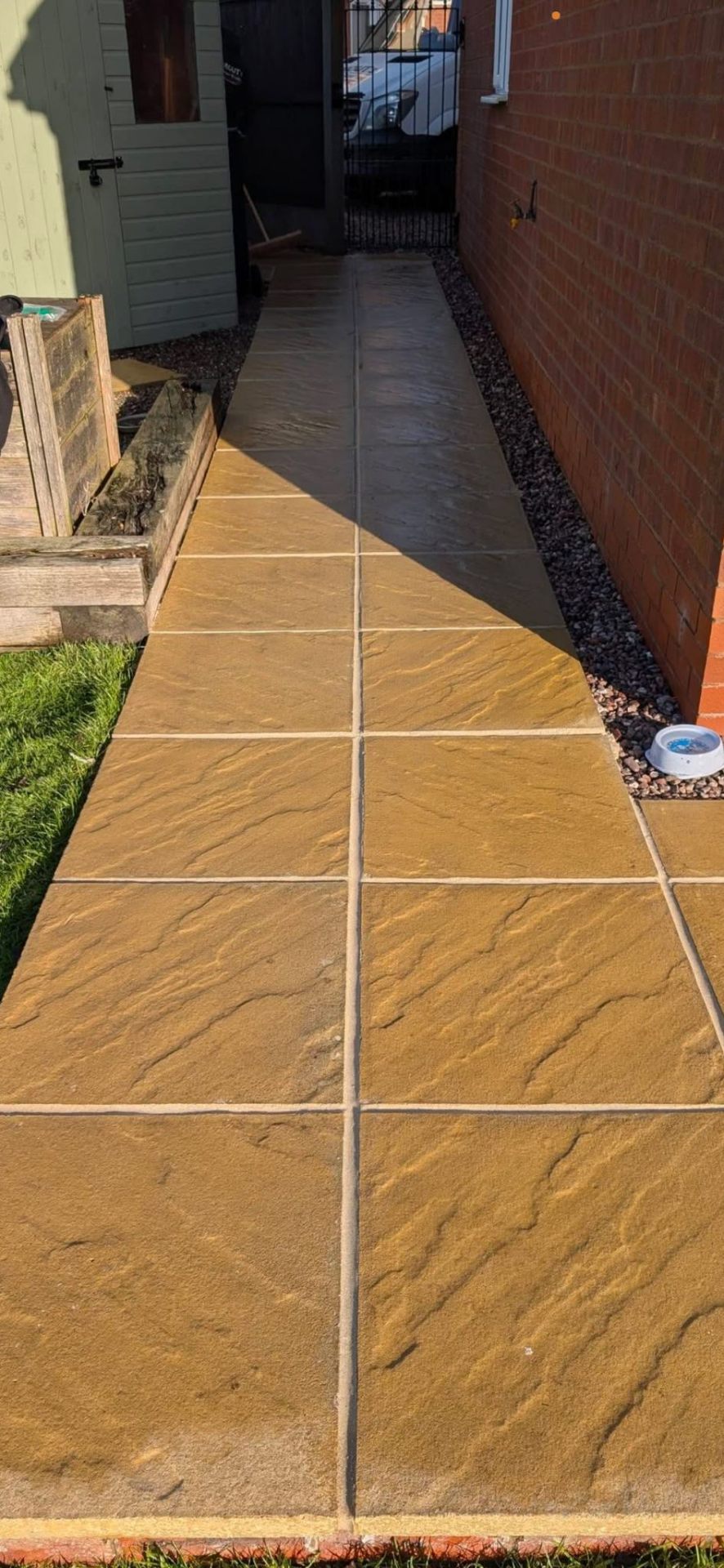 Patio Cleaning service by Moss Men in London & Surrey